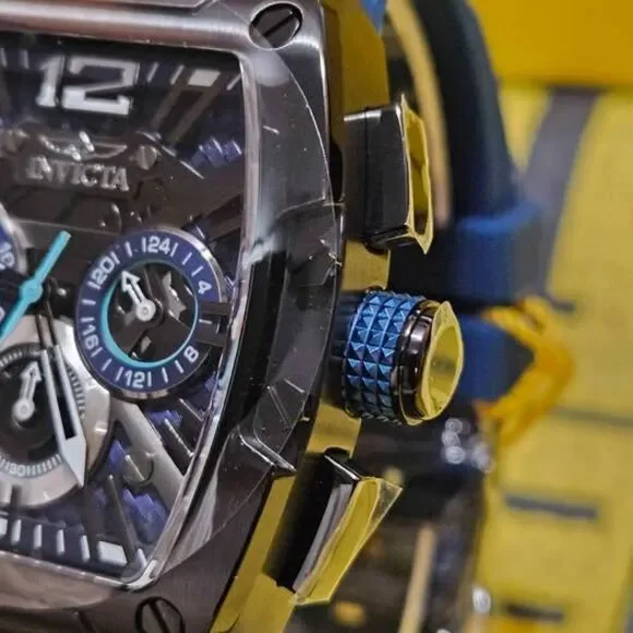 Invicta Racing Men's Chronograph GMT Quartz Blue Dial Mens Watch 48475